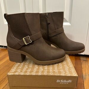 Dr. Scholl's Women's Dark Brown Ankle Booties